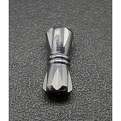 Platine Fermoirs en laiton, composants de bijoux, platine, 11x5mm, Trou: 1mm