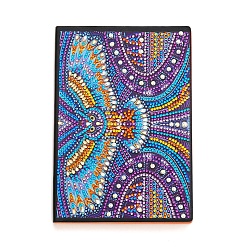 Others DIY Diamond Painting Notebook Kits, including PU Leather Book, Resin Rhinestones, Diamond Sticky Pen, Tray Plate and Glue Clay, Notebook: 210x150mm, 50 pages/book