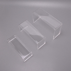 Clear U-shape Transparency crylic Shoes Displays Stand, Clear, 19.5~22x7.3x4.3~12.2cm