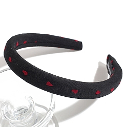 Сердце Ткань ленты для волос, аксессуары для волос для женщин и девочек, сердце, 160x140 мм