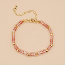 B-B220117A Ethnic Style Minimalist Fashion Handmade Beaded Bracelet for Women.
