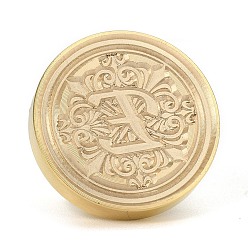 Letter E Brass Retro Initials Wax Sealing Stamp, 26 Letters A-Z Wax Seal Stamp with Wooden Handle for Post Decoration DIY Card Making, Letter.E, 90x25.5mm