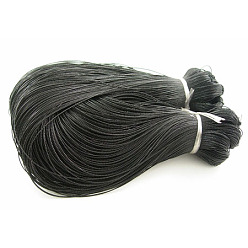 Black Metallic Thread, Embroidery Thread, Dyed, Black, 0.8mm