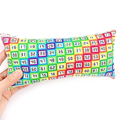 Colorful Cross-stitch Embroidery Cotton Needle Cushions, with Number Partition, Sewing Thread Identification Aid Tools, Colorful, 230x100mm