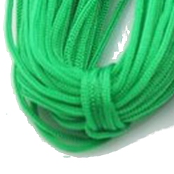 Spring Green Polyester Hollow Yarn for Crocheting, Ice Linen Silk Hand Knitting Light Body Yarn, Summer Sun Hat Yarn for DIY Cool Hat Shoes Bag Cushion, Spring Green, 1mm, about 54.68 Yards(50m)/Skein