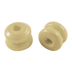 пшеница Крашеные бусины из натурального дерева, без свинца, цвет пшеницы, 28~30x20 мм, отверстие : 8.5~10.5 мм