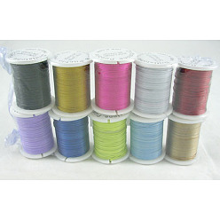 Mixed Color Mixed Color Tiger Tail Wire, Nylon-coated Stainless Steel, 0.45mm/strand, about 32.8 Feet(10m)/roll