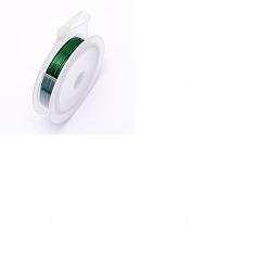 Green BENECREAT Round Copper Wire for Jewelry Making, Green, 20 Gauge, 0.8mm, about 10m/roll