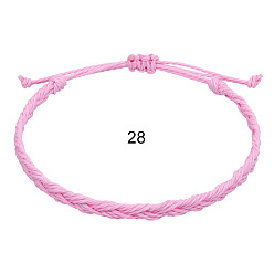 28 Bohemian Twisted Braided Bracelet for Women and Men with Wave Charm