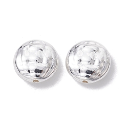 Silver Alloy Spacer Beads, Long-Lasting Plated, Flat Round Shape, Silver, 12x5mm, Hole: 1.2mm