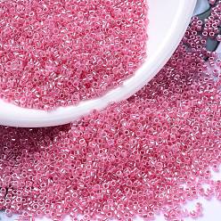 (DB0236) Carnation Pink Ceylon MIYUKI Delica Beads, Cylinder, Japanese Seed Beads, 11/0, (DB0236) Carnation Pink Ceylon, 1.3x1.6mm, Hole: 0.8mm, about 10000pcs/bag, 50g/bag