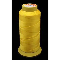 Gold Nylon Sewing Thread, 9-Ply, Spool Cord, Gold, 0.55mm, 200yards/roll