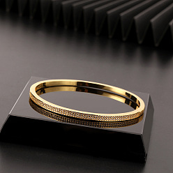 A Minimalist Open Bangle Bracelet for Women - European and American Style Luxury Design
