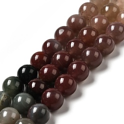 Natural Agate Natural Agate Round Beads Strands, 10mm, Hole: 0.8mm, about 41pcs/strand, 15.94''(40.5cm)