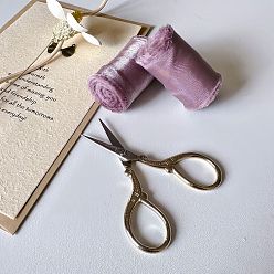 чертополох Полиэфирная лента, лентой из органзы, аксессуары для одежды, чертополох, 1-5/8 дюйм (40 мм), около 5.47 ярдов (5 м) / рулон