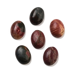 Пикассо Камень Натуральные кабошоны Пикассо из яшмы, овальные, 16x12x5 мм