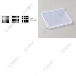 Rectangle Шаблоны трафаретов для рисования акрилом, для росписи по скрапбуку ткань плитка напольная мебель дерево, прямоугольные, 150x150x2.5 мм, 3 шт / комплект