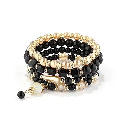 Black EB0279-10 Boho Tassel Colorful Multi-layer Bracelet for Women - Trendy and Chic