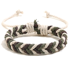 Зеленый Джутовые плетеные браслеты, зелёные, 1/2 дюйм (1.2 см), внутренний диаметр: 2-3/4 дюйм (7 см)