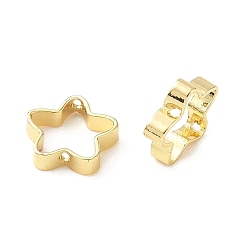 Золотой Латунные рамы, долговечный, звезда, золотые, 9.5x2.5 мм, отверстие : 1 мм