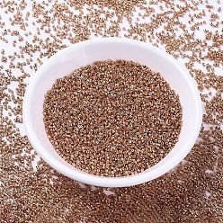 (DB1836) Гальваническый Мускатный Дуракоат Бусины miyuki delica, цилиндр, японский бисер, 11/0, (db 1836) оцинкованный дюракоут мускат, 1.3x1.6 мм, отверстие : 0.8 мм, Около 2000 шт / 10 г