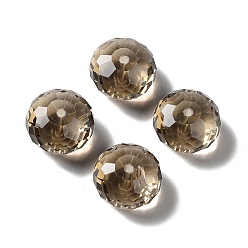 Верблюжий Стекло k9 стекло, имитация Австрийские кристаллические шарики, граненые, рондель, верблюжие, 12x8 мм, отверстие : 1 мм