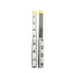White Metric & Imperial Soft Tape Measure, Double Scale, for Body, Sewing, Tailor, Clothes, White, 150x1.3cm, about 1.5m(4.92 feet)/roll