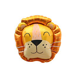 Lion Animal Theme Aluminum Balloon, for Party Festival Home Decorations, Lion Pattern, 810x760mm