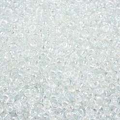 (RR262) Inside Color Rainbow Light Azore Миюки круглые бусины рокайль, японский бисер, 11/0, (rr262) внутри цвет радуги свет Азор, 11/0, 2x1.3 мм, отверстие : 0.8 мм, Около 50000 шт / фунт