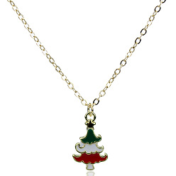 Necklace Adorable Starry Christmas Jewelry Set with Tree Earrings and Necklace