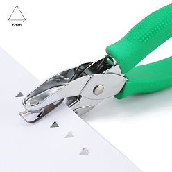 Triangle Plastic Paper Craft Hole Punches, Paper Puncher for DIY Paper Cutter Crafts & Scrapbooking, Triangle, 148x68mm