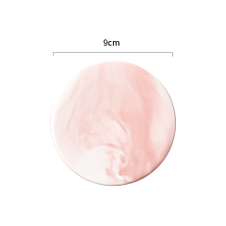 Rose Brumeux Tapis de sceau de cire en porcelaine, pour cachet de cachet de cire, plat rond, rose brumeuse, 90x5mm