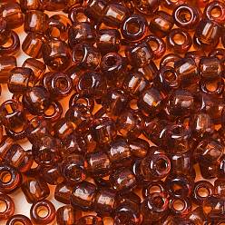(423) Transparent Root Beer Тохо 3/0 круглые бусины, японский бисер, (423) прозрачный корневой пивной напиток, 5.5 мм, отверстие : 1.9 мм, Около 2700 шт / фунт