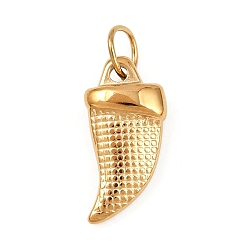 Другие 304 подвески из нержавеющей стали, с целью перехода в кольце, золотые, ножны, 18x8.5x5 мм, отверстие : 4.5 мм