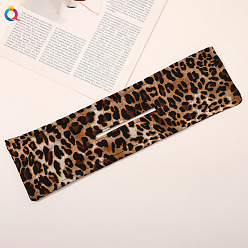 Curling Iron - Deep Leopard Print Effortless Hair Styling with Deft Bun Butterfly Knot Twisted Clip Curling Tool
