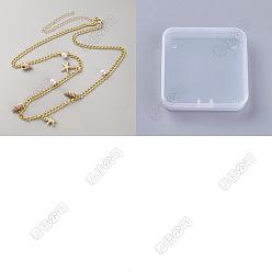 Golden Bohemian Natural Shell & Plastic Imitation Pearl Tassel Chain Belts, Summber Beach Iron Chain Belts, Golden, 720mm