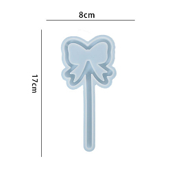 Butterfly DIY Fairy Stick Food Grade Silicone Molds, Decoration Making, Resin Casting Molds, For UV Resin, Epoxy Resin Jewelry Making, Butterfly, 170x80x2mm