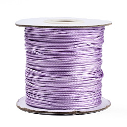 Plum Korean Waxed Polyester Cord, Plum, 1mm, about 85yards/roll