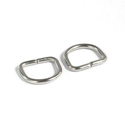 Stainless Steel Color 304 Stainless Steel Bag Accessories, Stainless Steel Color, 10.6x12.5x1.5mm