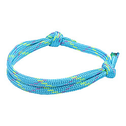 16 Neon Rope Friendship Bracelet Adjustable for Teens - Small Angel Party Gift