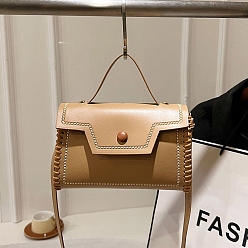 Сэнди Коричневый Наборы прямоугольных сумок через плечо своими руками, включая материалы сумки из искусственной кожи, песчаный коричневый, 14x20x11 см