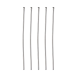 Нержавеющая Сталь Цвет Устойчивы к потускнению 304 штифты из нержавеющей стали с плоской головкой, цвет нержавеющей стали, 65x0.7 мм, 21 датчик, Руководитель: 1.5 mm