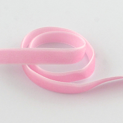 Pearl Pink 3/4 inch Single Face Velvet Ribbon, Pearl Pink, 3/4 inch(19.1mm), about 25yards/roll(22.86m/roll)