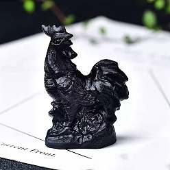 Obsidian Natural Obsidian Ornament Home Desktop Decoration Craft, Chick, 60mm