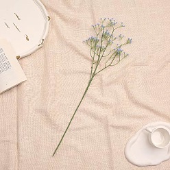 blue Simulation of baby's breath fake flowers wedding decoration holding bouquet photography props soft rubber feel full of baby's breath
