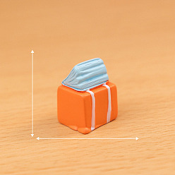 Box Мини-модель из смолы, аксессуары для кукольного домика с микро-ландшафтом, притворяясь опорными украшениями, аккордеон, 16x21 мм