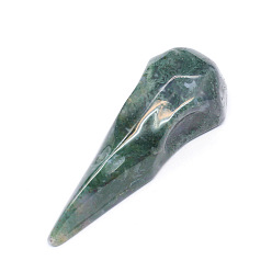 (RRHB277) Кристалл на подкладке из медово-бежевого цвета Натуральный индийский агат череп скульптура дисплей украшения, для домашнего офисного стола, 68x25x17 мм