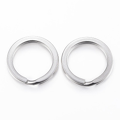 Stainless Steel Color 304 Stainless Steel Split Key Rings, Stainless Steel Color, Inner Diameter: 25mm, 30x2.5mm