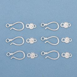 Silver Tibetan Silver Toggle Clasps, Lead Free & Cadmium Free & Nickel Free, Silver Color, Toggle: 11mm wide, 24mm long, Tbars: 14mm long, hole: 3.5mm