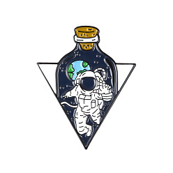 WY0230 Fashionable Enamel Astronaut Brooch Pin for Space Lovers